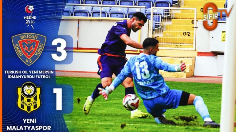 Mersin İdman Yurdu 3 – 1 Yeni Malatyaspor (ÖZET)